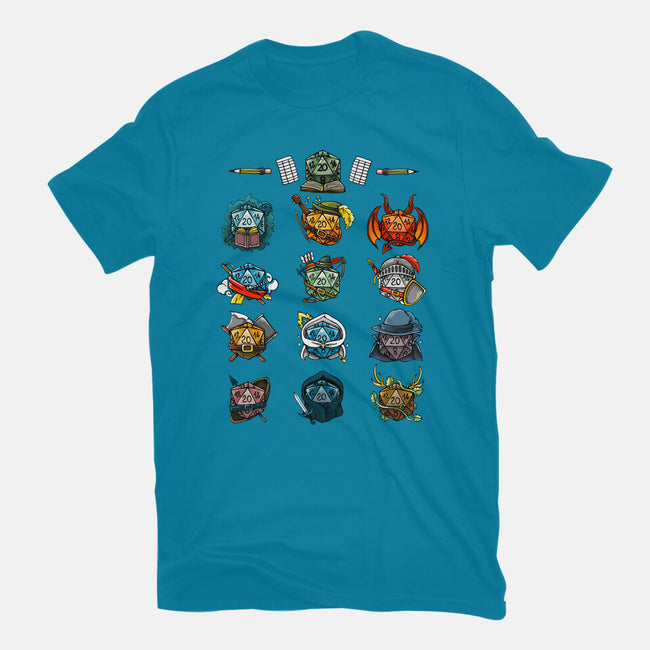 Dice Role Play Game-mens heavyweight tee-Vallina84