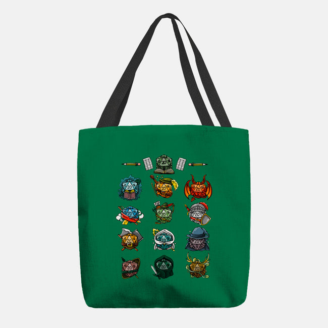 Dice Role Play Game-none basic tote bag-Vallina84