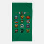 Dice Role Play Game-none beach towel-Vallina84