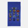 Dice Role Play Game-none beach towel-Vallina84