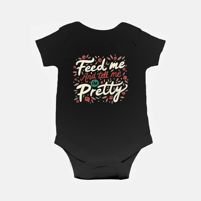 Feed Me And-baby basic onesie-tobefonseca