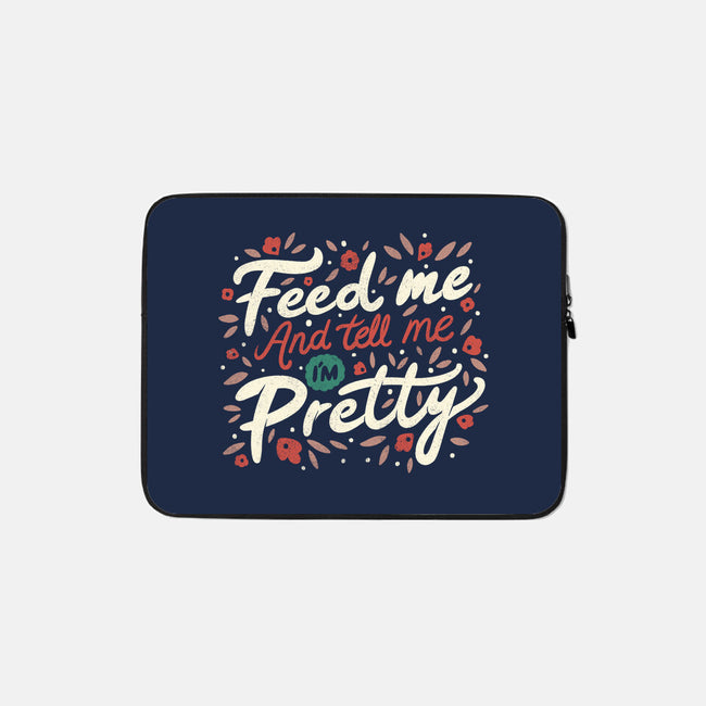 Feed Me And-none zippered laptop sleeve-tobefonseca