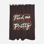 Feed Me And-none polyester shower curtain-tobefonseca