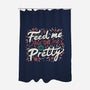 Feed Me And-none polyester shower curtain-tobefonseca