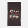 Feed Me And-none beach towel-tobefonseca