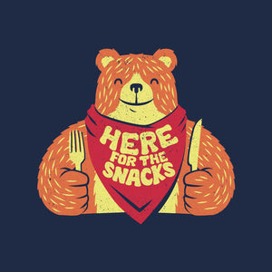 Here For The Snacks Bear