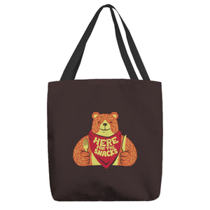 Here For The Snacks Bear