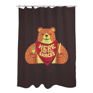 Here For The Snacks Bear