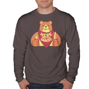 Here For The Snacks Bear