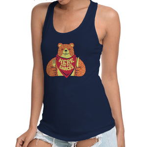 Here For The Snacks Bear