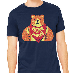 Here For The Snacks Bear