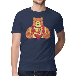 Here For The Snacks Bear