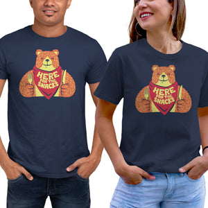 Here For The Snacks Bear