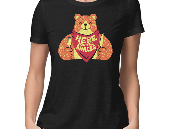 Here For The Snacks Bear