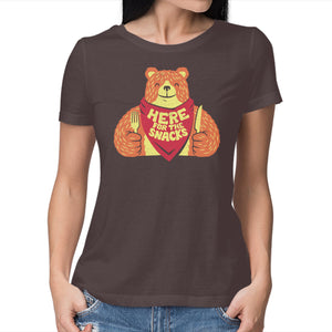 Here For The Snacks Bear