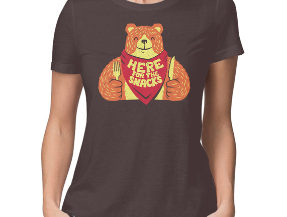 Here For The Snacks Bear