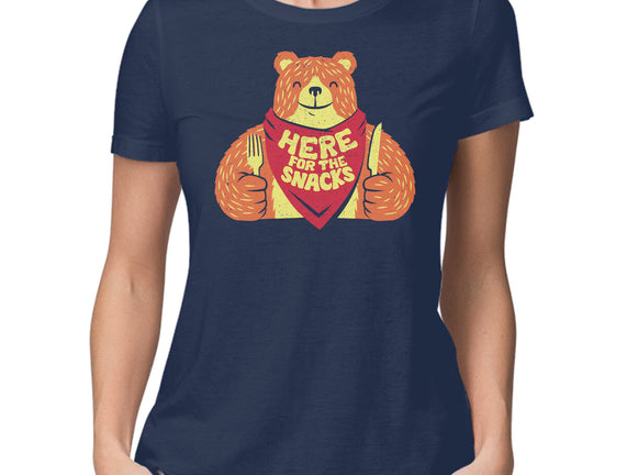 Here For The Snacks Bear