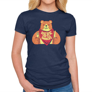 Here For The Snacks Bear