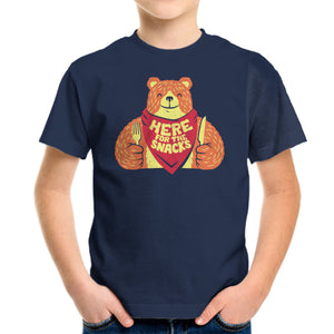 Here For The Snacks Bear