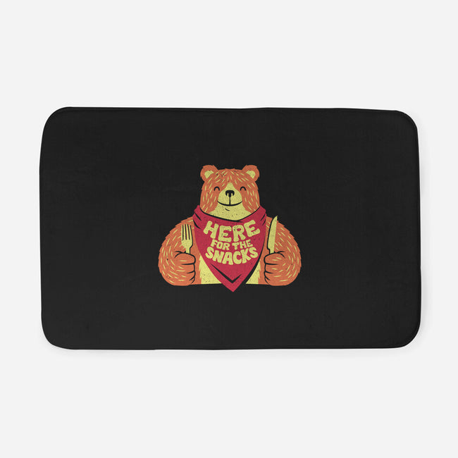 Here For The Snacks Bear-none memory foam bath mat-tobefonseca