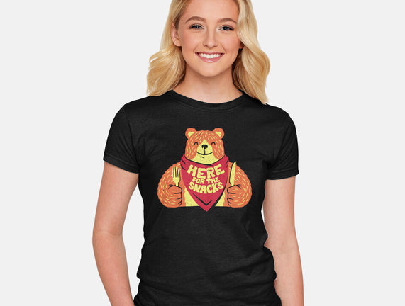 Here For The Snacks Bear