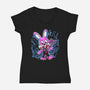 Rabbit Park-womens v-neck tee-estudiofitas