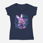Rabbit Park-womens v-neck tee-estudiofitas