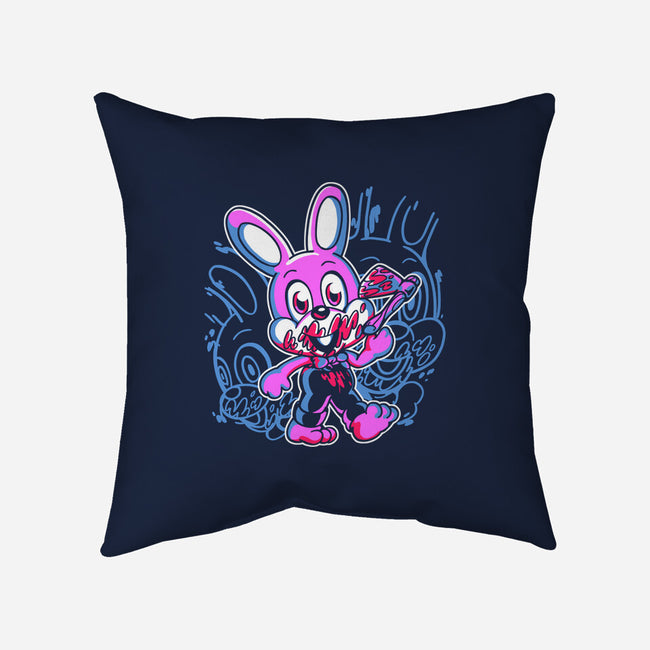 Rabbit Park-none removable cover w insert throw pillow-estudiofitas