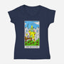 Adventure Magician-womens v-neck tee-drbutler