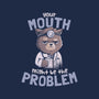 Your Mouth Might Be The Problem-unisex zip-up sweatshirt-eduely