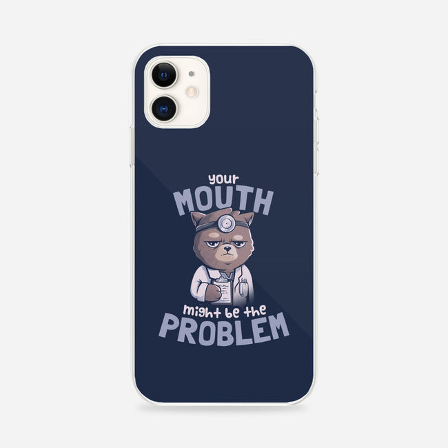 Your Mouth Might Be The Problem-iphone snap phone case-eduely