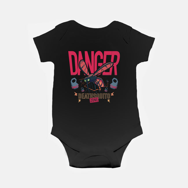 Deathsquito Zone-baby basic onesie-Studio Susto