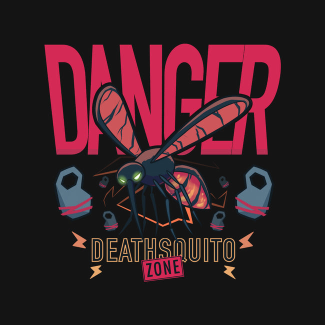Deathsquito Zone-none polyester shower curtain-Studio Susto