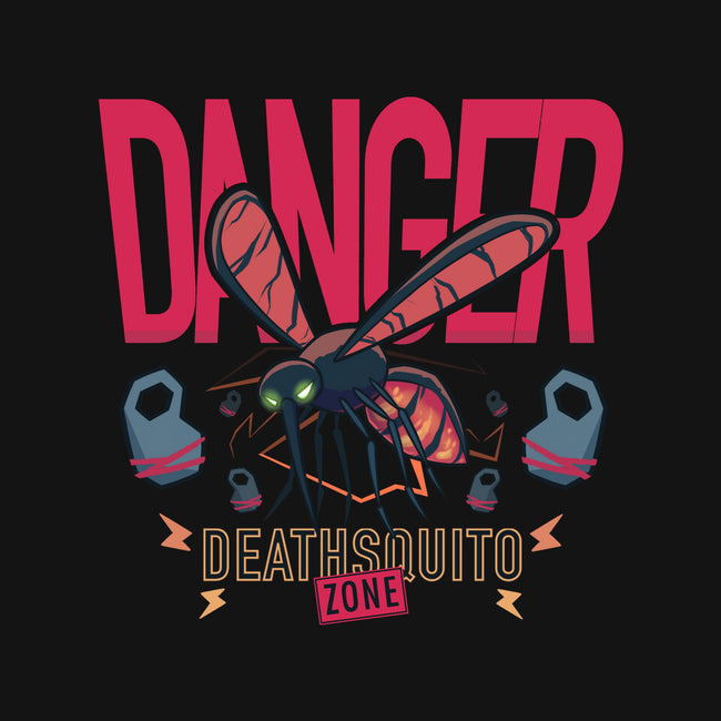Deathsquito Zone-none removable cover w insert throw pillow-Studio Susto