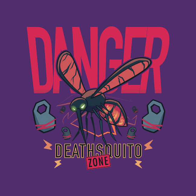 Deathsquito Zone-none removable cover w insert throw pillow-Studio Susto