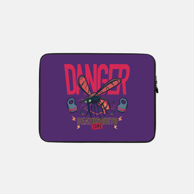 Deathsquito Zone-none zippered laptop sleeve-Studio Susto