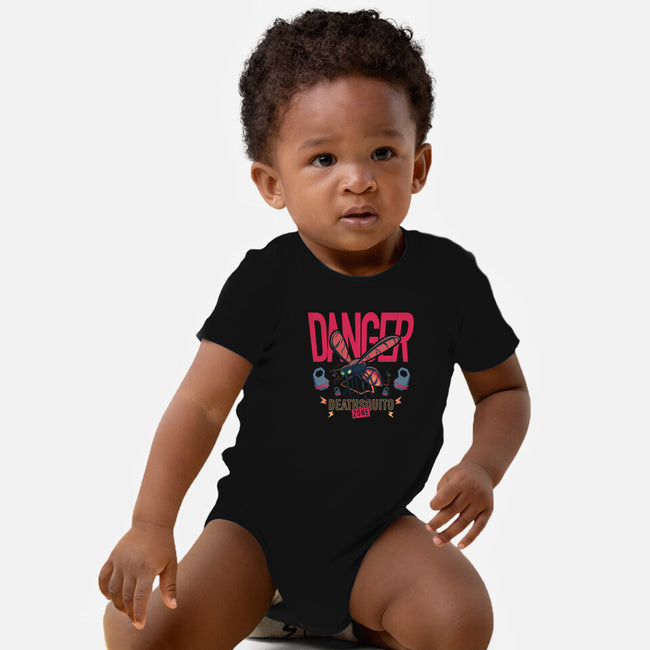 Deathsquito Zone-baby basic onesie-Studio Susto