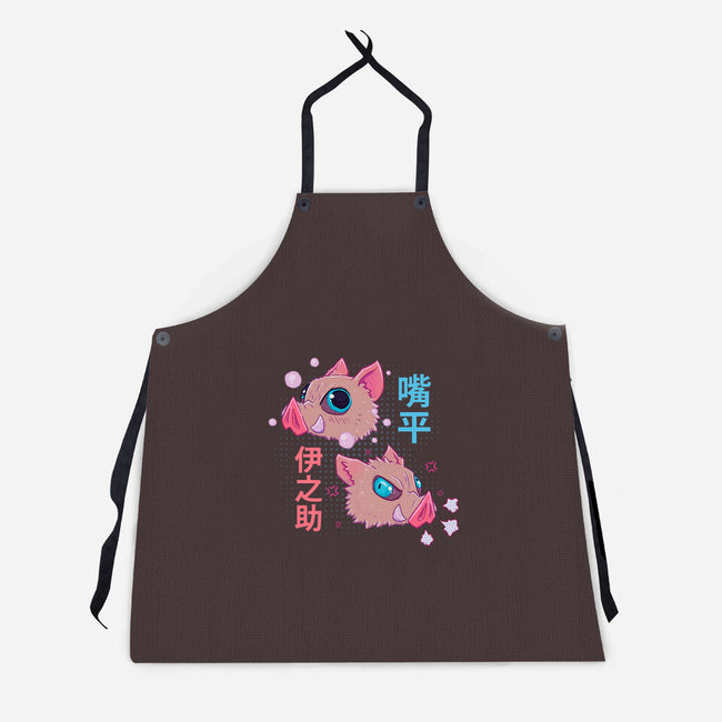 Boar Boy-unisex kitchen apron-Studio Susto