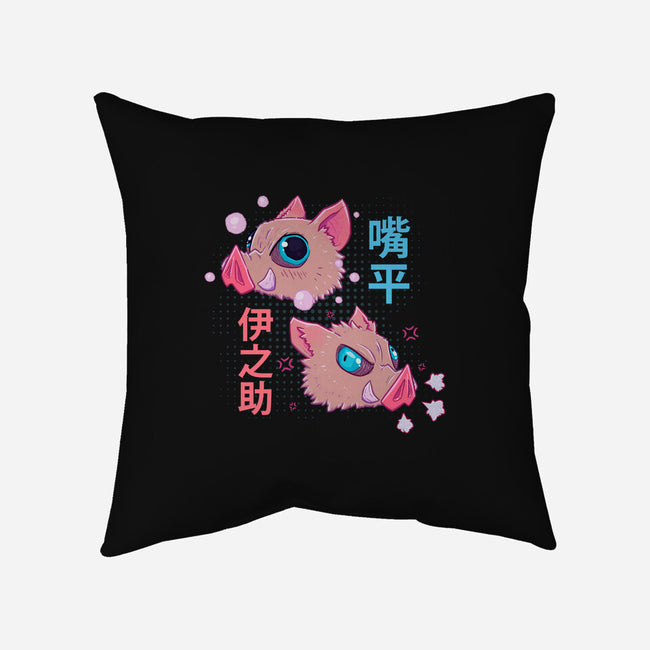 Boar Boy-none removable cover w insert throw pillow-Studio Susto