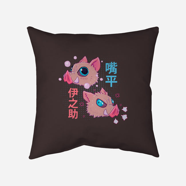 Boar Boy-none removable cover w insert throw pillow-Studio Susto
