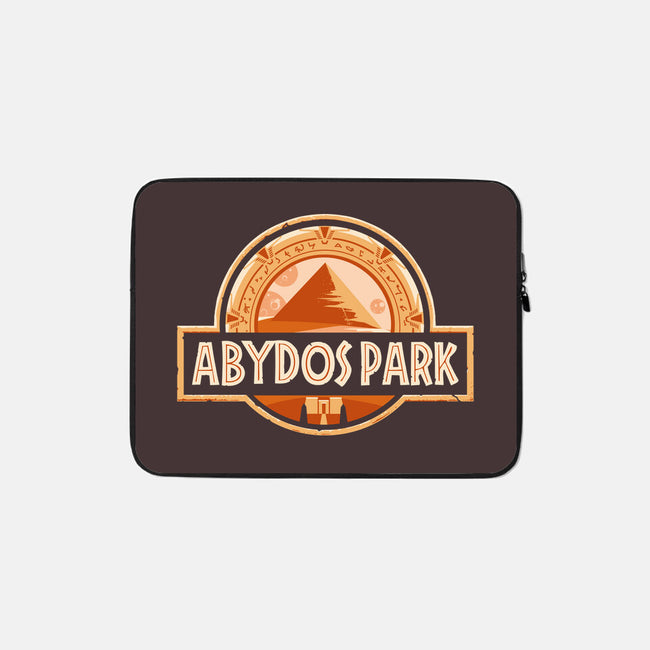 Abydos Park-none zippered laptop sleeve-daobiwan