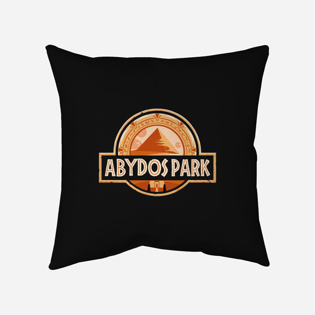 Abydos Park-none removable cover throw pillow-daobiwan