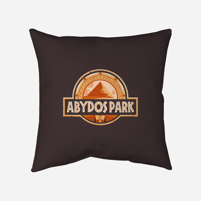 Abydos Park-none removable cover throw pillow-daobiwan
