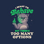 Too Many Options-baby basic tee-eduely