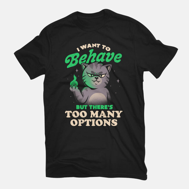 Too Many Options-womens fitted tee-eduely