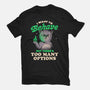 Too Many Options-womens fitted tee-eduely