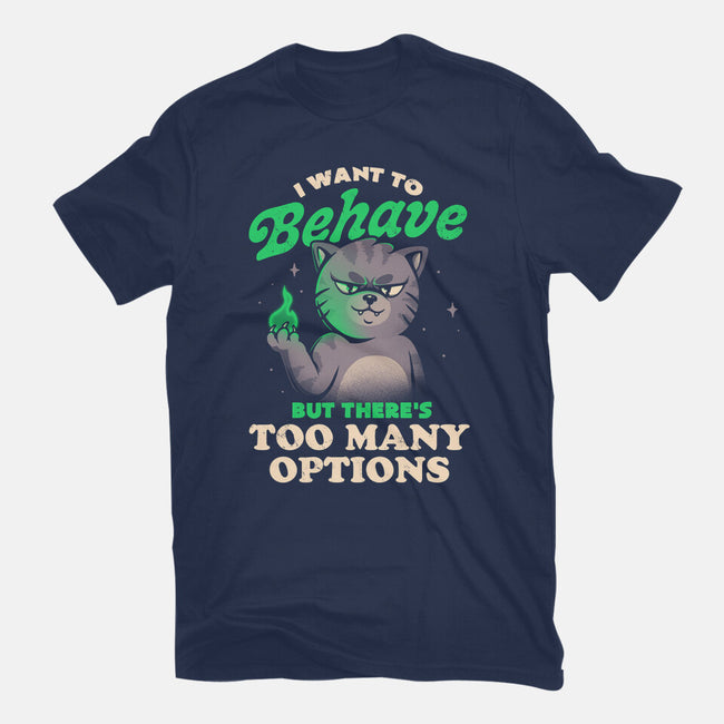 Too Many Options-womens fitted tee-eduely