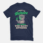 Too Many Options-womens fitted tee-eduely