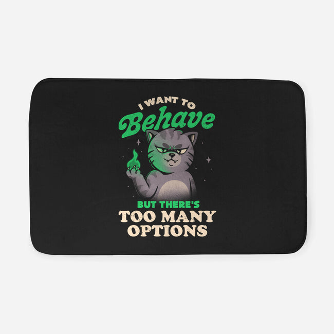 Too Many Options-none memory foam bath mat-eduely