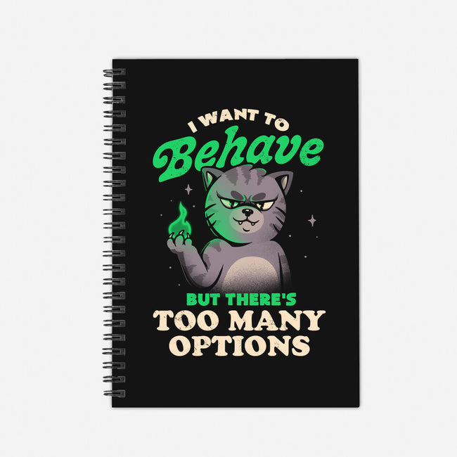 Too Many Options-none dot grid notebook-eduely